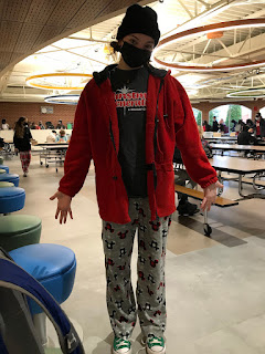 “PJ day is the best! I love getting to wear PJs to school!” says senior Riley Bannister.