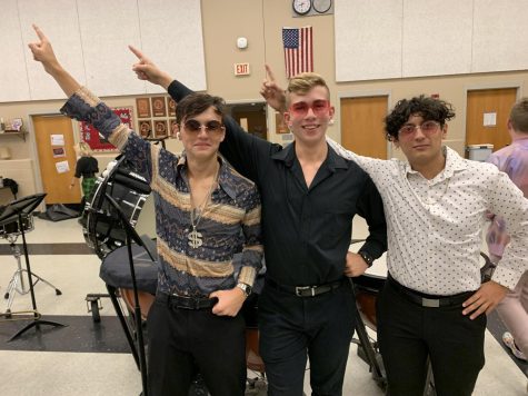 Students get groovy for disco day.