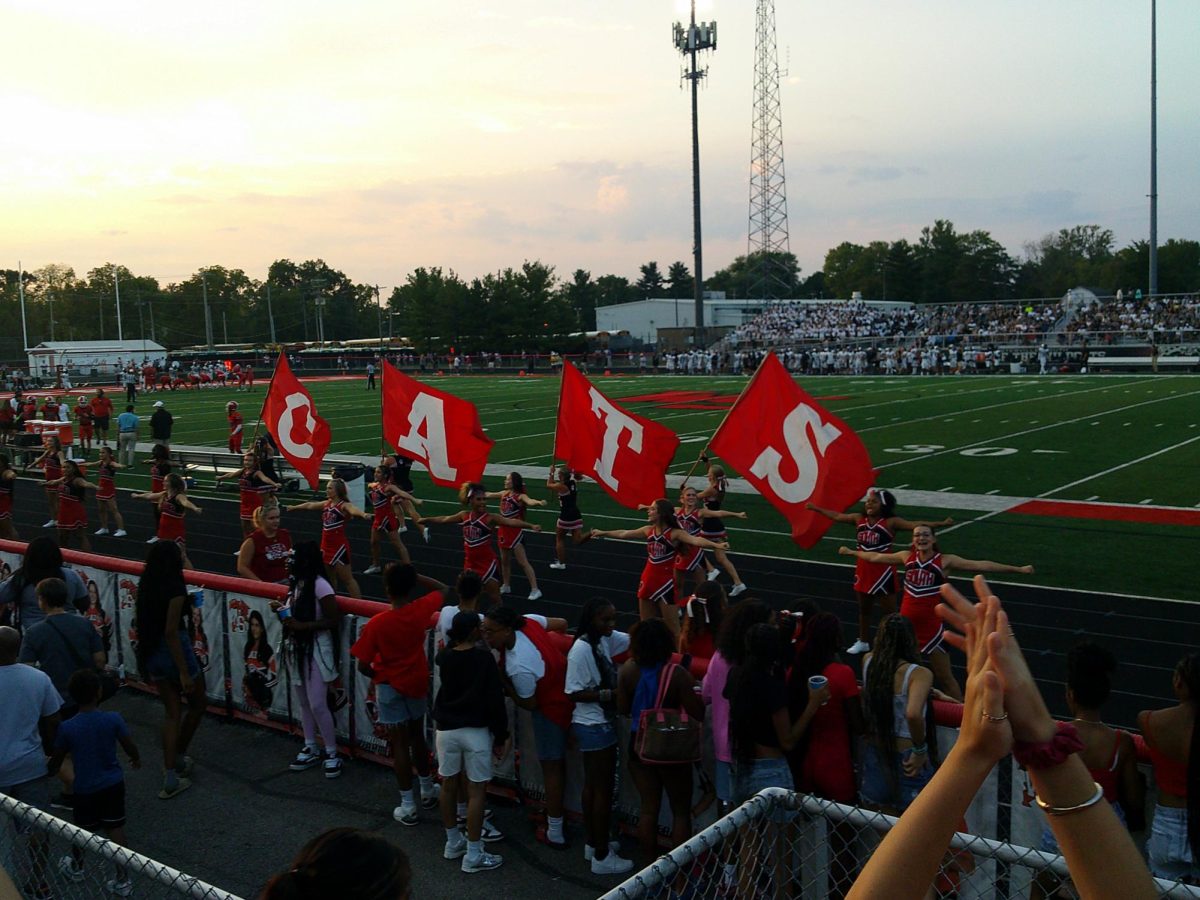 Cheerleaders at Westerville South Rally the Crowd at the Rival Game