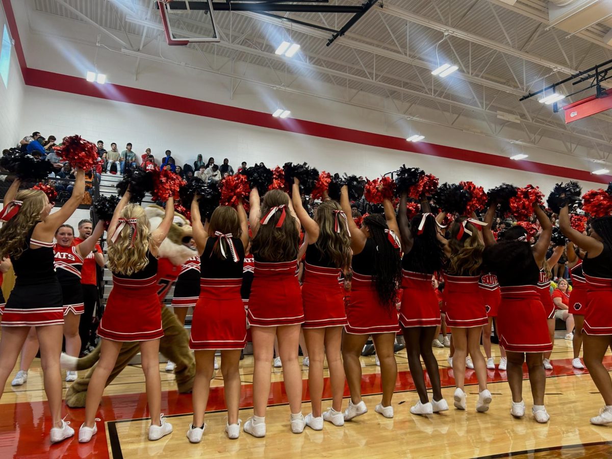 Cheerleaders Entry at August 30th Pep Rally