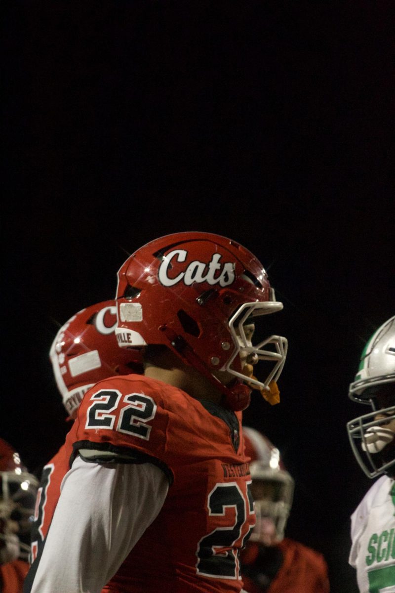 London Vickroy standing up after making a tackle against Dublin Scioto