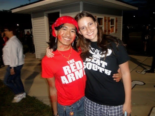Pictured: Evelyn Piamonte with close friend, Junior at Westerville Central, Blake Bender. The duo participates in many activities between the two of them, and are able to keep up their strong friendship even with a busy schedule. 